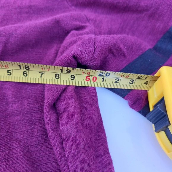 Old Navy Size XL Red Black Stripe Short Sleeve Shirt - Picture 4 of 6